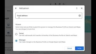 Google Business Profile Manager Instructions
