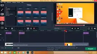 Create subtitiles in movavi video editer 2020