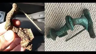 Коп по старине 2019 Римская фибула в реке XP ORX