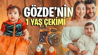 GÖZDE'S 1-YEAR-OLD PHOTO SHOOT VLOG 📷👼 (We spent 3 hours on it🐣)