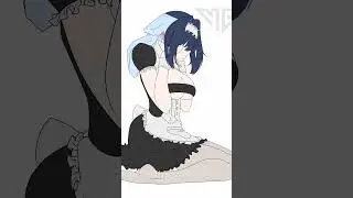 Moe Moe Kronii [Hololive Animation]#shorts #vtuber #hololive