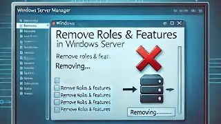 Remove Roles & Feature in Windows server