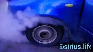 Жгем резину на калине