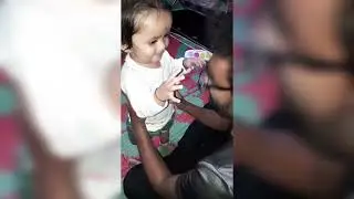 funniest moments of baby and dady | cute baby  #shreejashivamogga #funnybaby #dadanddaughter