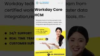 Workday Core HCM: Pioneering the Future of Human Capital Management Excellence #workdaytraining #job