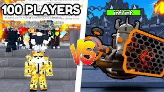 100 Players vs  100 SECUTOR ASTRO TOILETS!! (Toilet Tower Defense)