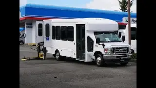 2021 Ford Turtle Top Terra Transit 14 Passenger ADA Shuttle Bus - S01201