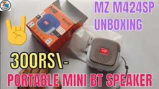 MZ M424SP (PORTABLE BLUETOOTH SPEAKER) Dynamic Thunder Sound with Disco LED 5W #BT SPEAKER