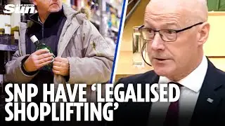 SNP soft touch justice has 'LEGALISED shoplifting in Scotland'