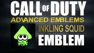 Call of Duty Advanced Warfare Emblem - Splatoon's Inkling Squid CoD: AW Emblem Tutorial