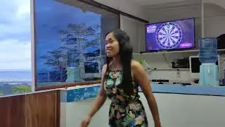 playing dart in X-box
