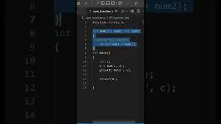 What is function in C