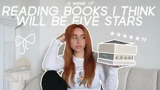 reading books I predict will be 5 stars ★ (spoiler free reading vlog)