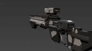 Zbrush Sculpt: Sniper Rifle