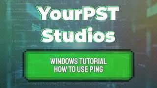 Windows Tutorial - How To Use Ping (Windows 10/11)