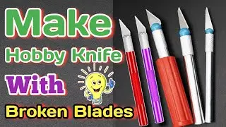 How To Make Hobby Knife | Craft Videos | Swachh Bharat Mission #swachhbharat #viral #mkartsandfun