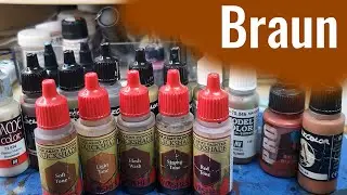 Miniaturfarben Theorie - Braun