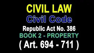 Audio Codal: Civil Code- Philippines Book 2 Property PART 6 #audiocodal #property #law #nuisance