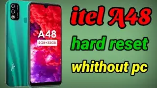 itel a48 pattern unlock || itel a48 hard reset