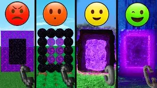 Minecraft: all nether portal with different emoji