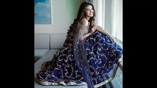 Wedding wear lehenga in blue colour with other colours combination you carry on different occasion