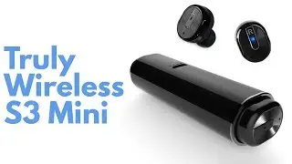 [Truly Wireless] S3 Mini Portable High Fidelity Dual Bluetooth Earphone With Charger Box
