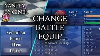 YEP.83 - Change Battle Equip - RPG Maker MV