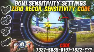NEW UPDATE 3.3 !!🔥BEST SENSITIVITY CODE+CONTROL SETTINGS BGMI/PUBG MOBILE | BGMI AFTER UPDATE 3.3