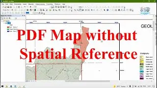 How to use PDF Map with no spatial reference in ArcMap || Khmer GIS Academy ||