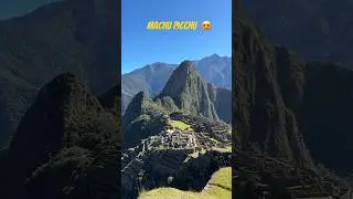 This Place Isn't Real 😳 Visiting Machu Picchu #Shorts #short #shortsfeed #machupicchu