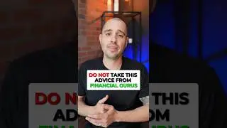 Do Not Take This Advice From Financial Gurus!