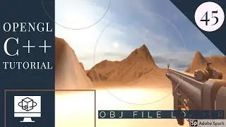 OpenGL/C++ 3D Tutorial 45 - OBJ file loader! (Load 3D Models!) | Part 1