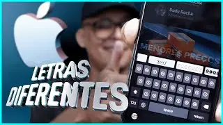 COMO ISSO NO IPHONE?🤯Ter varias LETRAS diferentes no iPhone e iPad! IOS, FONTES