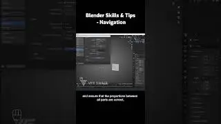Blender Skills & Tips - Navigation #Blender #Tutorials #BlenderTutorials