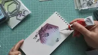 Мастер-класс. Ботанический скетч. штампинг.
