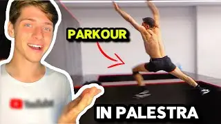 PARKOUR CHALLENGE 😱 and DEATH JUMPS in GYM 🔥
