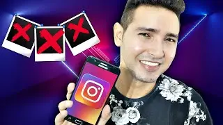 Como Apagar Varias Fotos do instagram de uma só vez