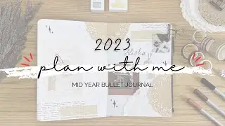 Mid Year Bullet Journal Setup | Plan with me ✨ 