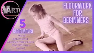 Floorwork dance for beginners | Basic floor workout | Contemporary dance class | Modern dance