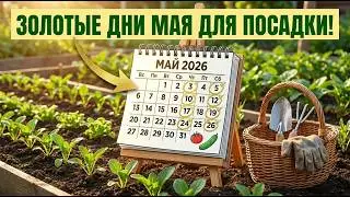 Лунный календарь посадок на май 2026: когда сажать овощи, рассаду и цветы?