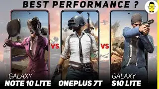 Galaxy S10 Lite vs Galaxy Note 10 Lite vs OnePlus 7T - PUBG and benchmarks comparison