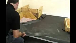 Rubber Roof Membrane Application Around External Corner