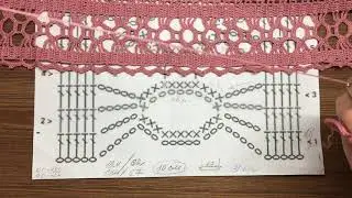 Вязание ленты к блузону.