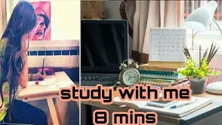 study motivation📚🔥in tamil||study with me📖||8 mins⏰||don't miss it guys☺|tamil|spend with tiya❤