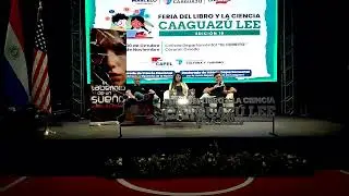 Mercedes Reballo, con su libro: El laberinto de un sueño en la Libroferia Caaguazú 2024