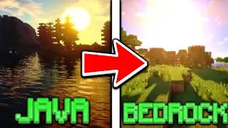 Minecraft Java Shaders Vs Minecraft Bedrock Shaders!