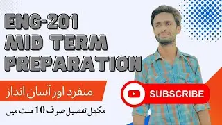 ENG201 Mid Term Preparation || ENG201 Mid Term Preparation 2023