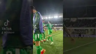 This moment between Troy Parrott & Robbie Brady 🥹💚