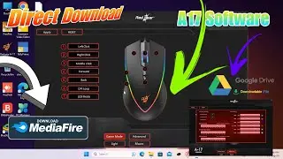 Redgear A17 gaming mouse software download direct link | 