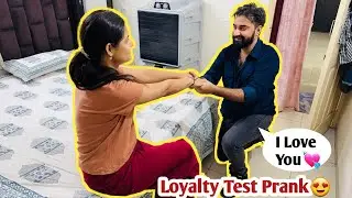 Loyalty💋 Test on Anjali Prank | Proposed her | Dangerous ⚠️